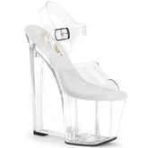 Pleaser Amaze 808 Clear Platform Shoes